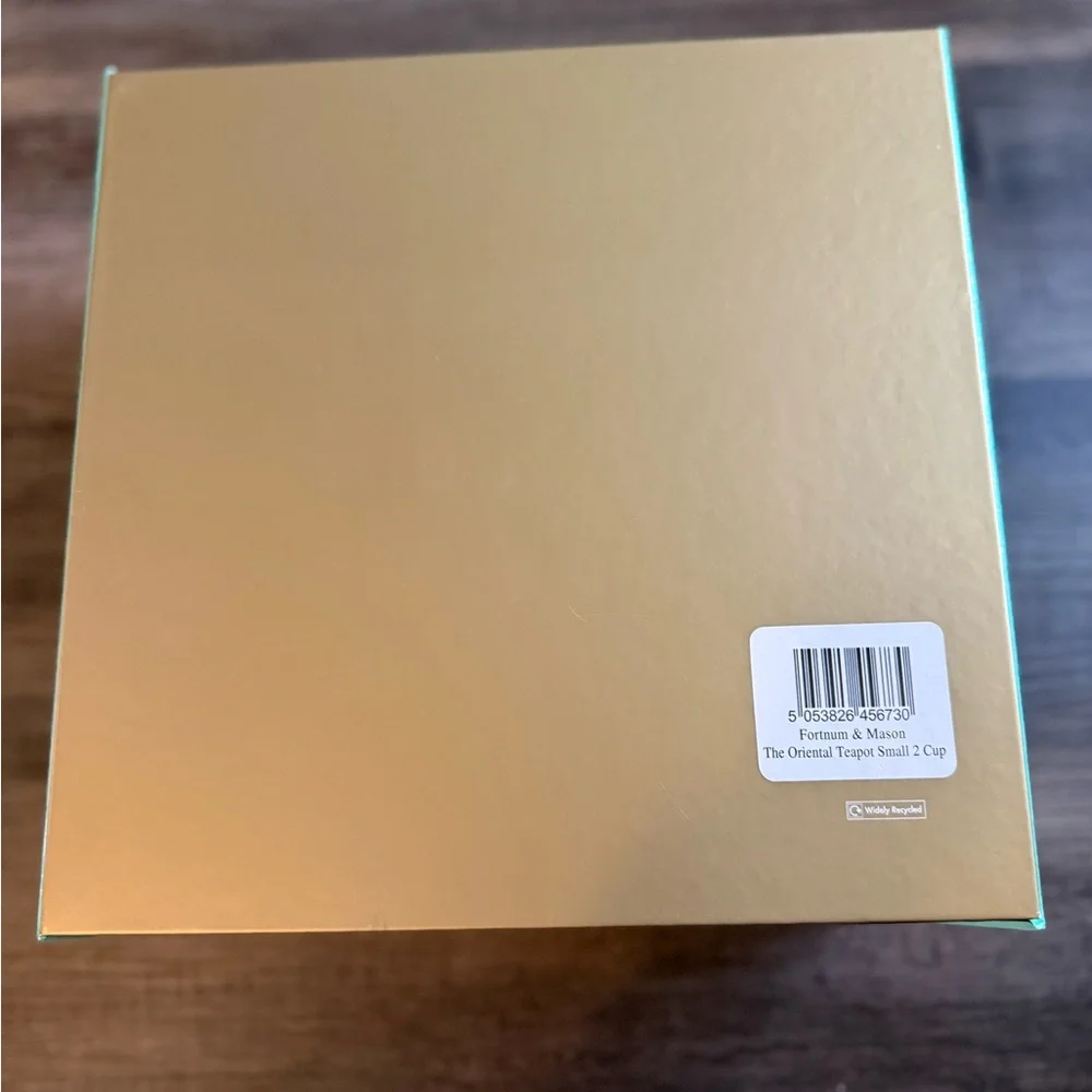 Fortnum & Mason Turquoise Empty Gift Box